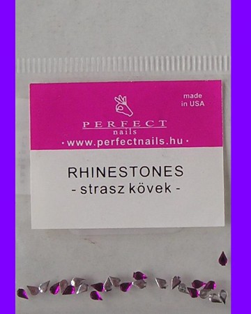 Štrasové Kamienky Kvapka Fuchsia